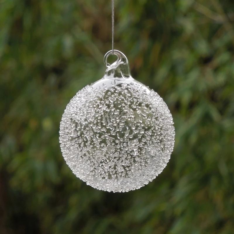

Free Shipping 8pcs/pack Diameter=4cm Mini Size Transparent Glass Globe Christmas Day Decoration Hanging Ball Pendant School