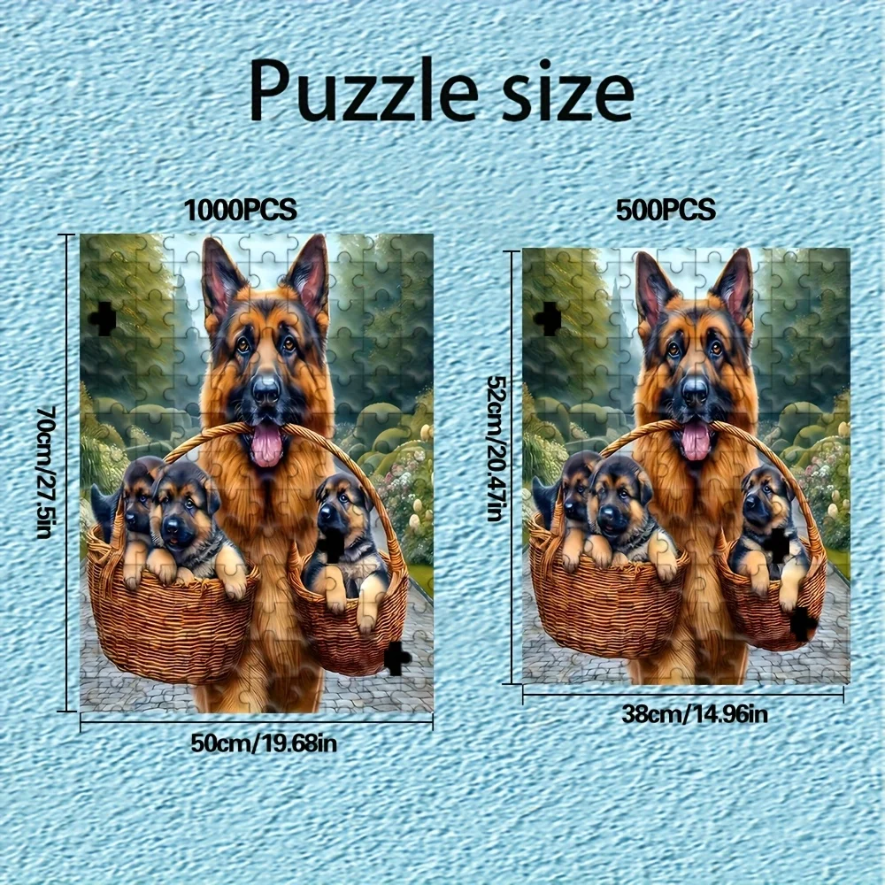 ปริศนาสำหรับผู้ใหญ่ 500/1000 ชิ้น |   เกมครอบครัวที่สนุกสนานและคลายเครียดคุณภาพสูง เหมาะสำหรับวันเกิด คริสต์มาส ฮาโลวีน และเป็นของขวัญ