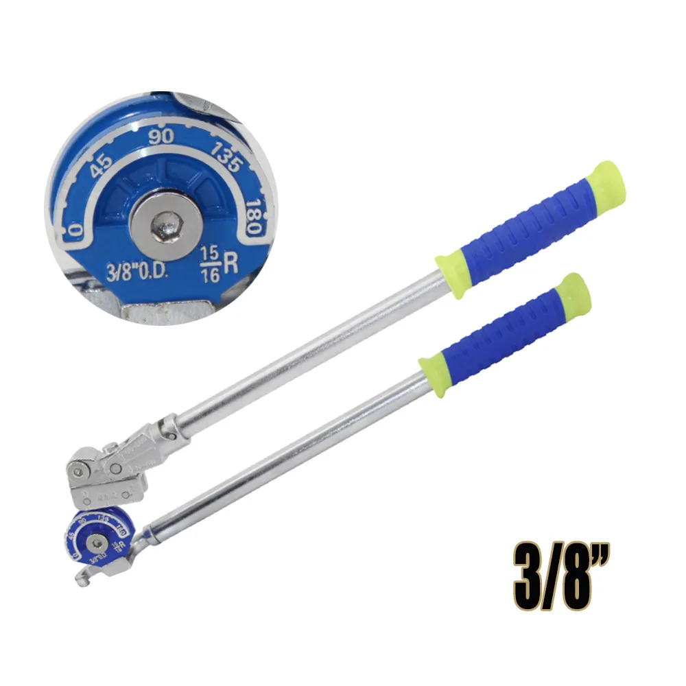 180 ° Heavy Duty Pipe Bender 10mm 3/8 "14mm Labor-saving Bending Strong Iron Pipe Bender