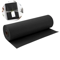 Rollo de papel Kraft negro, Utilízalo como tablero de póster de construcción, papel de envolver, rollo de papel artístico, papel de póster para envolver regalos