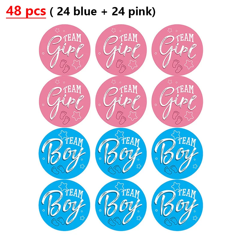 Gender Reveal Party Supplies Boy or Girl Team Bride Bracelet Wristbands For Team Wendy Welcome Baby Shower Decoration Blue Pink