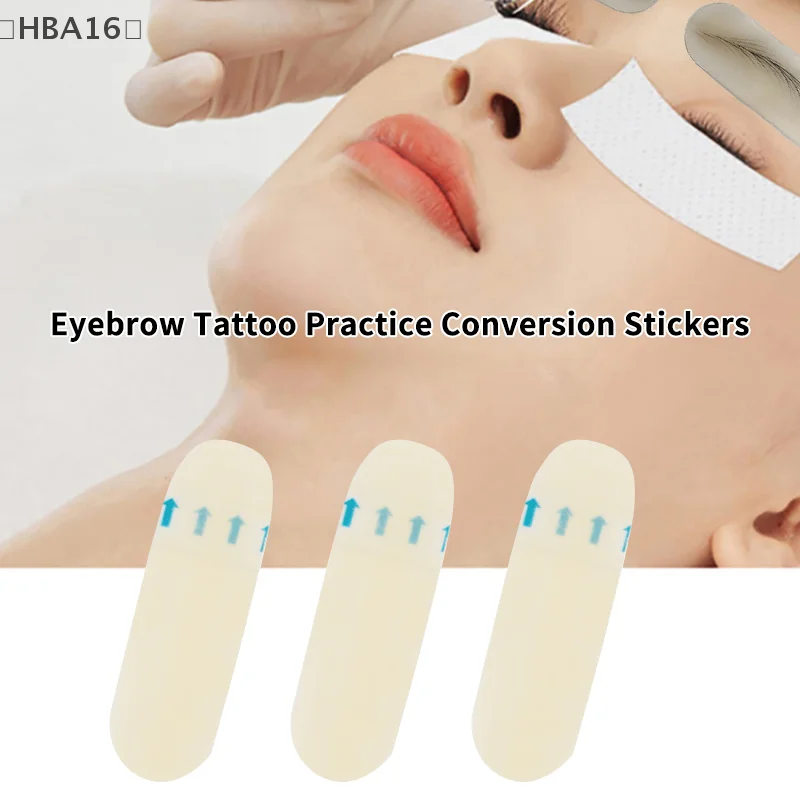 

Permanent Eyebrow Practice Skin Makeup Tattoo Teacher Practical Sticker Beginner Adhesive Eyebrow Practice Tool
