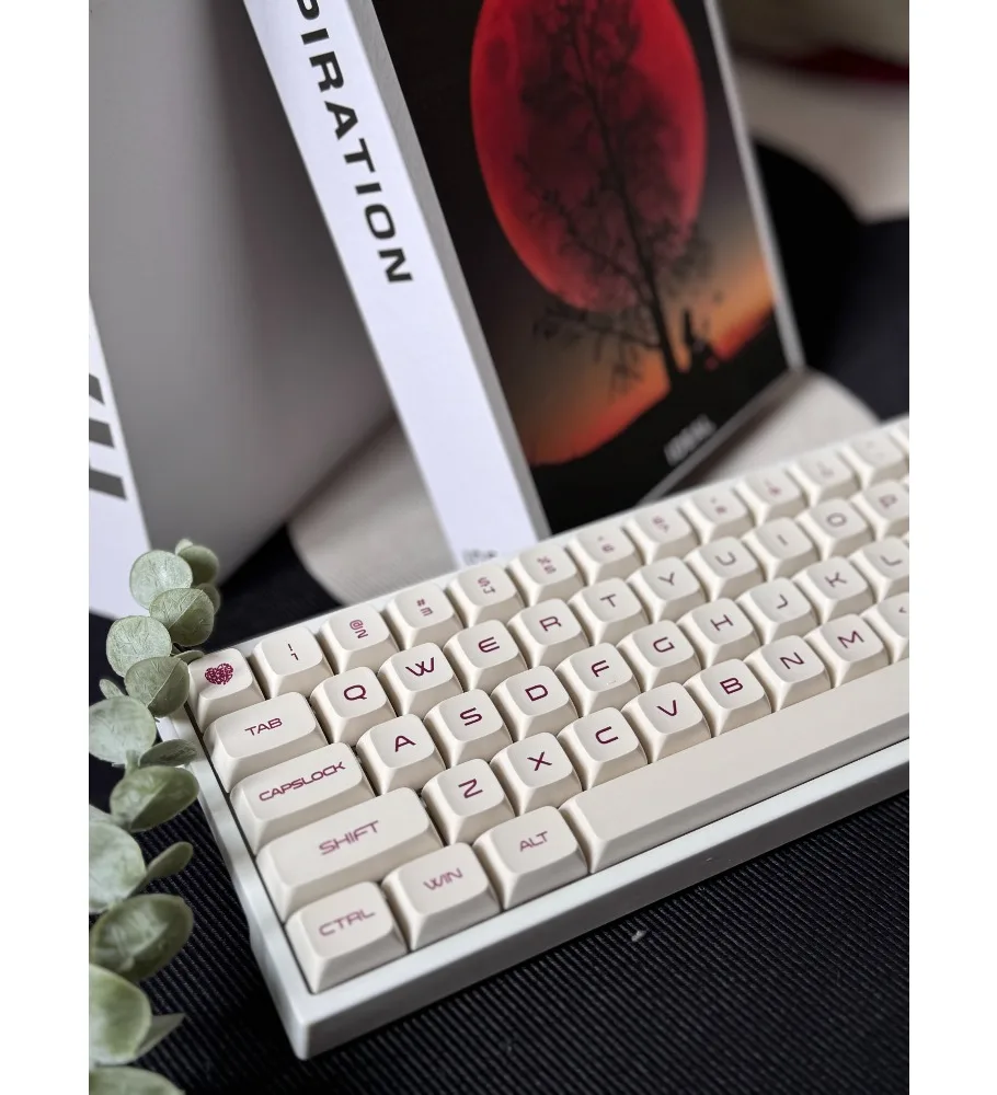 Milk Purple Keycap XDA Height PBT Sublimation 61/64/68/84/87/98/100/104 Keyboard Cap
