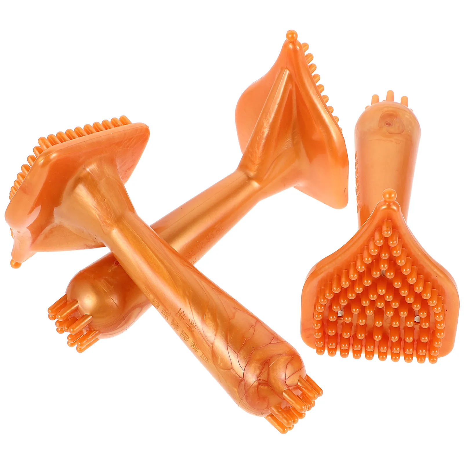 3Pcs Meridian Massage Brush Body Scrubber Exfoliator for Home Salon Use Acupressure Scraping Essential Oil Applicator Full Body