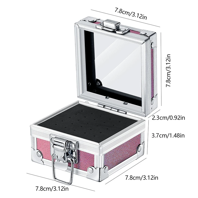 25-gniazdowy uchwyt na bity z głowicą szlifierską do zdobienia paznokci Pudełko do przechowywania Uchwyt na wiertła do paznokci Stojak na pojemniki Stojak ekspozycyjny