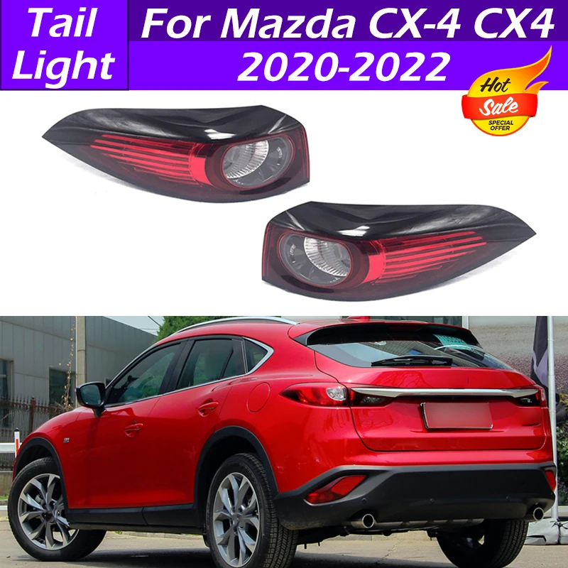 

LED Car Rear Bumper Tail Light Tail Lamp Warning Light Reverse Brake Lamp Taillights Assembly For Mazda CX-4 CX4 2020 2021 2022