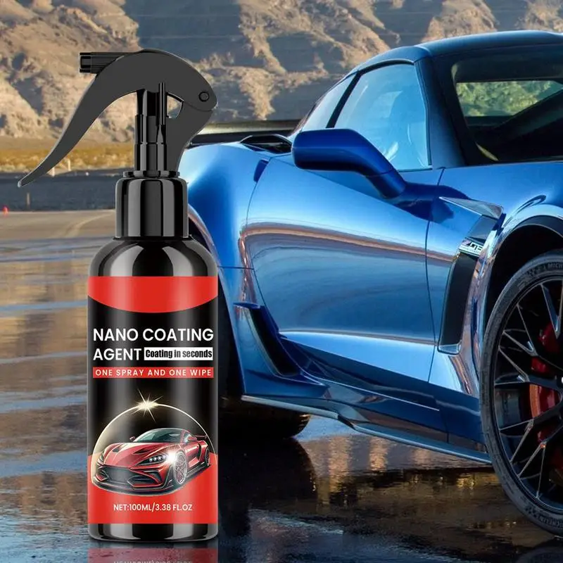 

Car Coating Agent 100ml Car Polish Shine Shield Hydrophobic Polish Auto Cleaning Agent For Cleaning Detailing