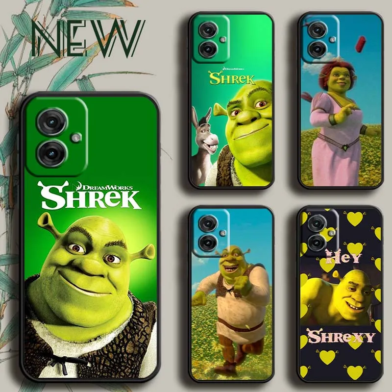 

Movie Anime Shreks Art For Motorola G85 Edge 50 G24 G35 G14 G04 40 G72 G34 G31 G Stylus G54 G13 G32 5G Black Phone Case