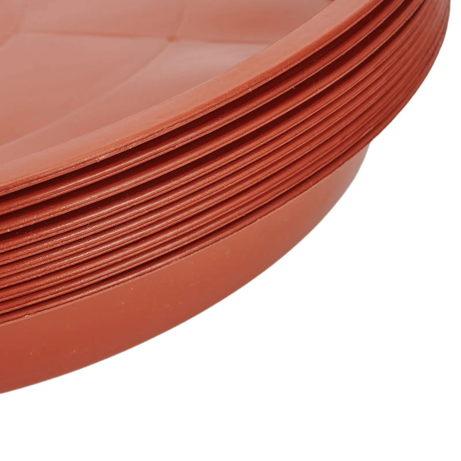 

Набор из 10 прочных пластиковых поддонов для цветочных горшков, водосборные подставки для различных размеров горшков, предотвращающие разлив воды