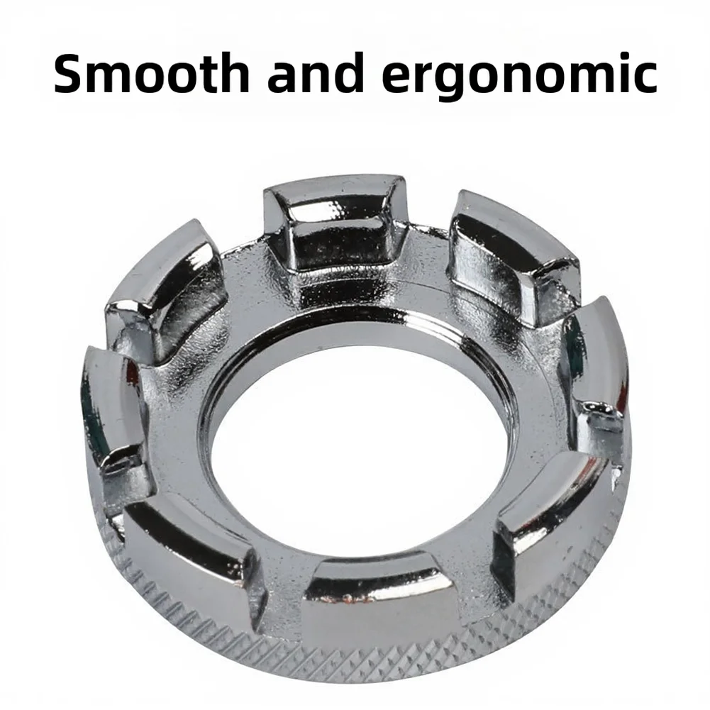 Steel Spoke Wrench For Mountain Bike Wheel Adjustment Precision Steel Wire Tool With Ergonomic Grip Compact Cycling Maintenance