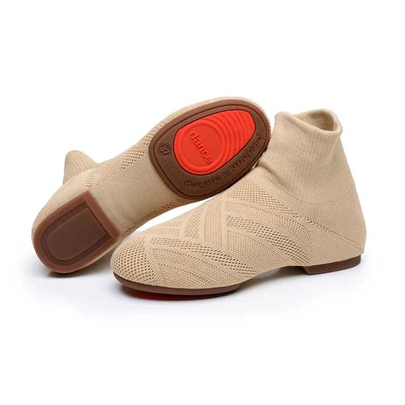 ผู้หญิงรองเท้าแตะรองเท้าเต้นรําบัลเล่ต์บอลรูม Tango แจ๊สเต้นรํารองเท้าสุภาพสตรีรองเท้าผ้าใบ Salsa ฝึกการฝึกอบรมรองเท้า