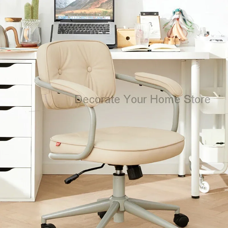 

Back Cushion Office Chair Designer Luxury Back Pillow High Back Office Chair Base Swivel Silla Escritorio Office Furniture