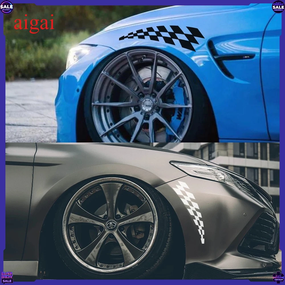Car Racing Stickers Vinyl Film Auto Wheel Eyebrow Decal for Audi Volkswagen VW Ford BMW Toyota Honda Benz Auto Accessories
