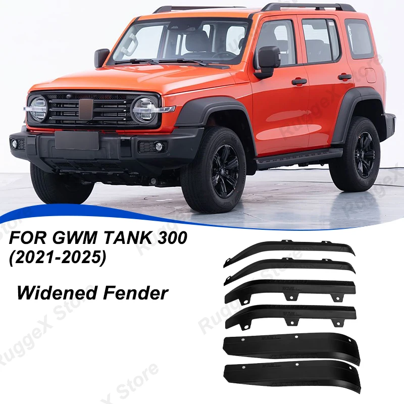 

Для GWM Tank 300 2021-2025 маленькое расширенное крыло, внедорожные крылья, расширители колесной арки, комплекты кузова, внешнее обновление, автомобильные аксессуары