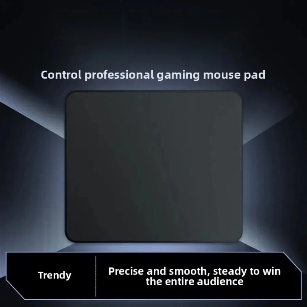 Verdickte professionelle Gaming-Mauspads, kleine schwarze Mauspads, rutschfeste und langlebige Schreibtischunterlagen mit genähten Kanten, Büro-Mauspads