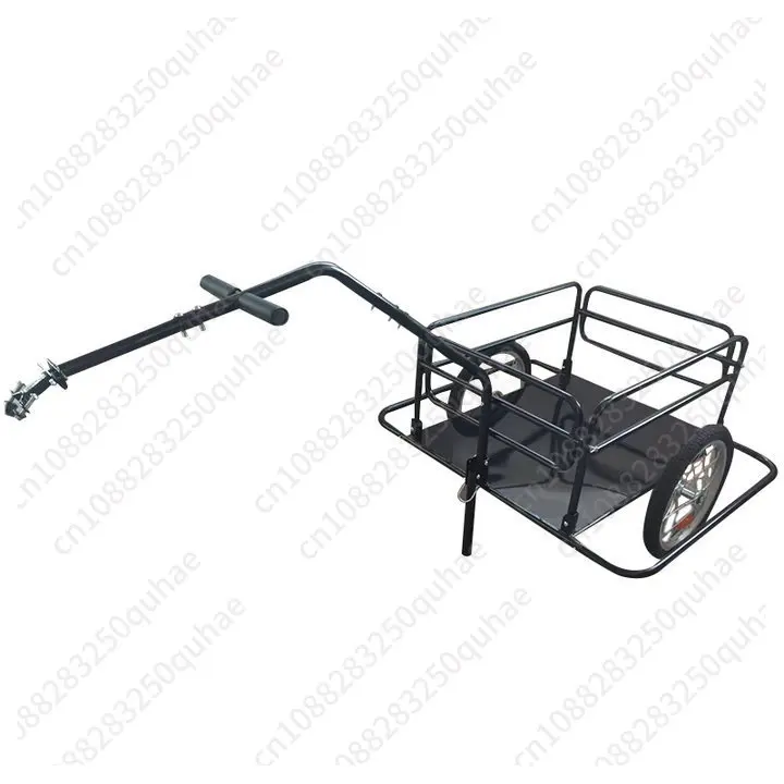 Foldable Cargo Bicycle Trailer Riding Rear Hanging Freight Bucket Bicycle Traction Tool Car