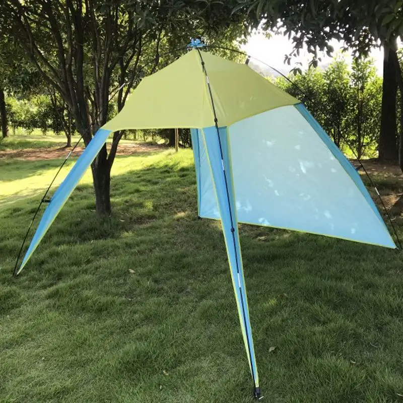 Imagem -05 - Leve Waterproof Outdoor Canopy Beach Shelter Sun Shade Tent Jardim Sun Toldo Camping Pesca e Acessórios de Viagem