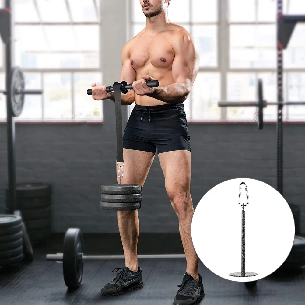1Pcs Barbell Load Rack High Grade Steel Fitness Equipment Accessories Easy Installation Heavy Duty Buckle Fitness Training