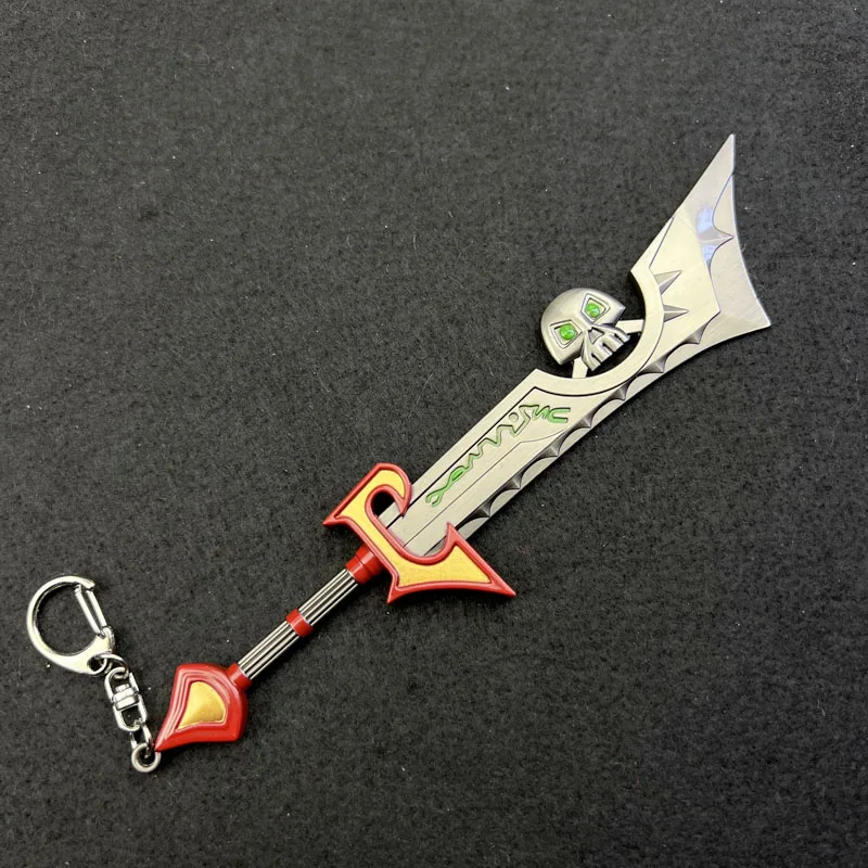 18cm Ashbringer World of Warcraft Weapon Alexandros Mograine Diamond Game Metal Katana Samurai Sword Model Crafts Gifts Toys