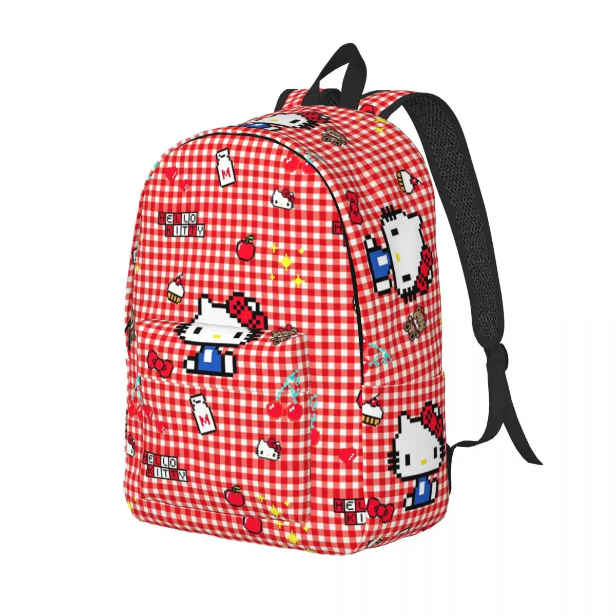 Cartoon Cute Hello Kitty Teenage Backpack Outdoor Student Business HelloKitty Daypack for Men Women Laptop Canvas Bags