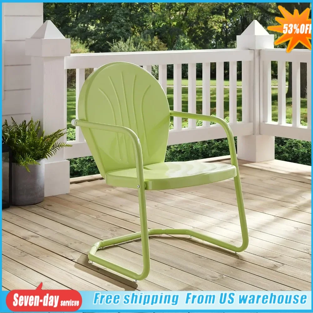 

Patio Dining Chairs, Easy to assemble rniture The chair has a great classic retro look, 28.5"D x 22"W x 34.25"H Outdoor Chair