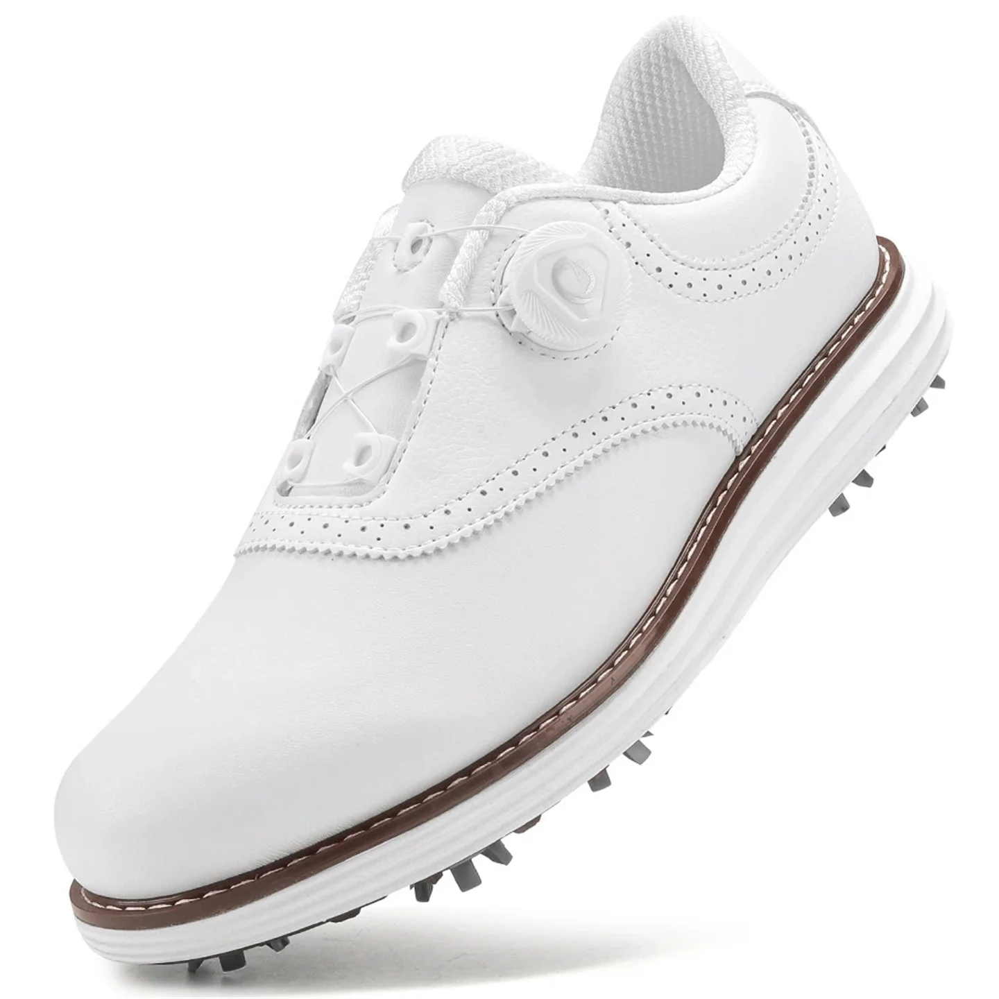 Men's Golf Shoes Athletic Sneakers With BOA Rotating Closure – Non-slip, Removable Spikes, Outdoor Sports & Casual Footwear - view 5