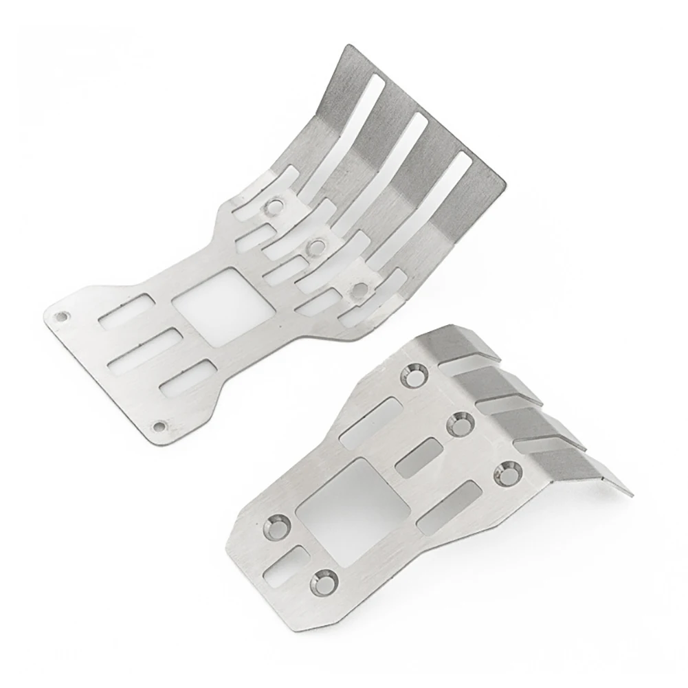 Przednia i tylna płyta ślizgowa podwozia ze stali do ARRMA 1/7 MOJAVE