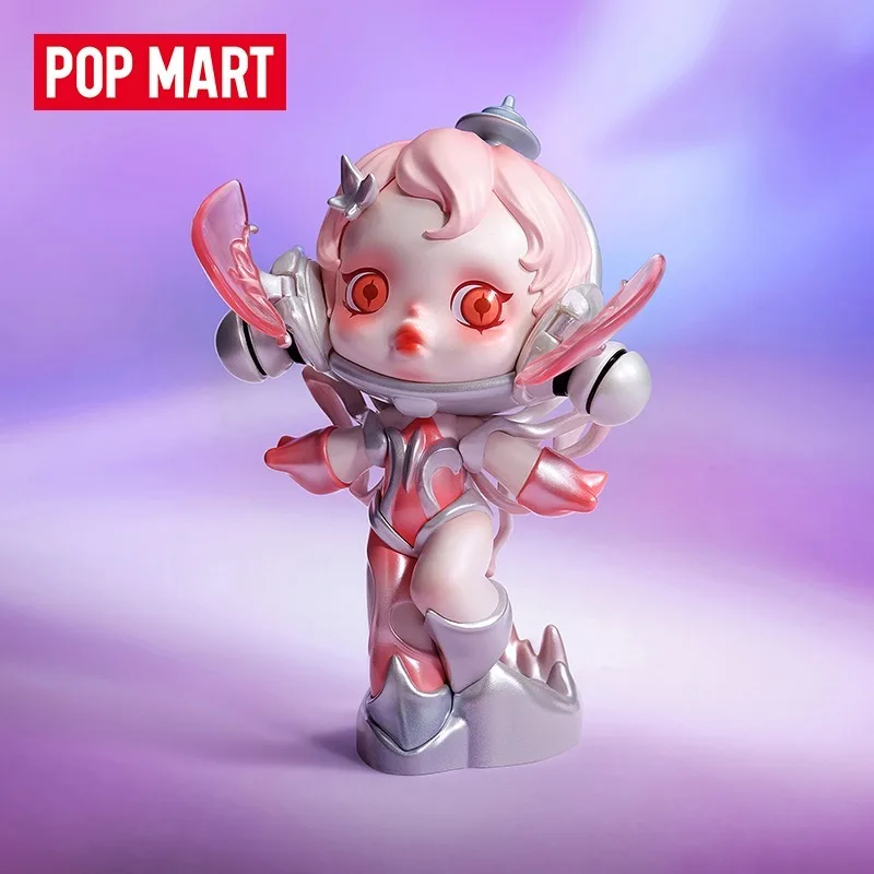 팝 마트 스컬판다 음악 테마 블라인드 박스 - 비닐 아트 피규어 세트 데코 애호가들을 위한 다크 판타지 수집품 선물