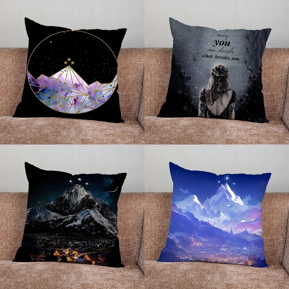 Acotar A Court of Mist and Fury Pillow Case For Home Bedroom Car Office Decoration Living Room Sofa Cushion Cover Suitable