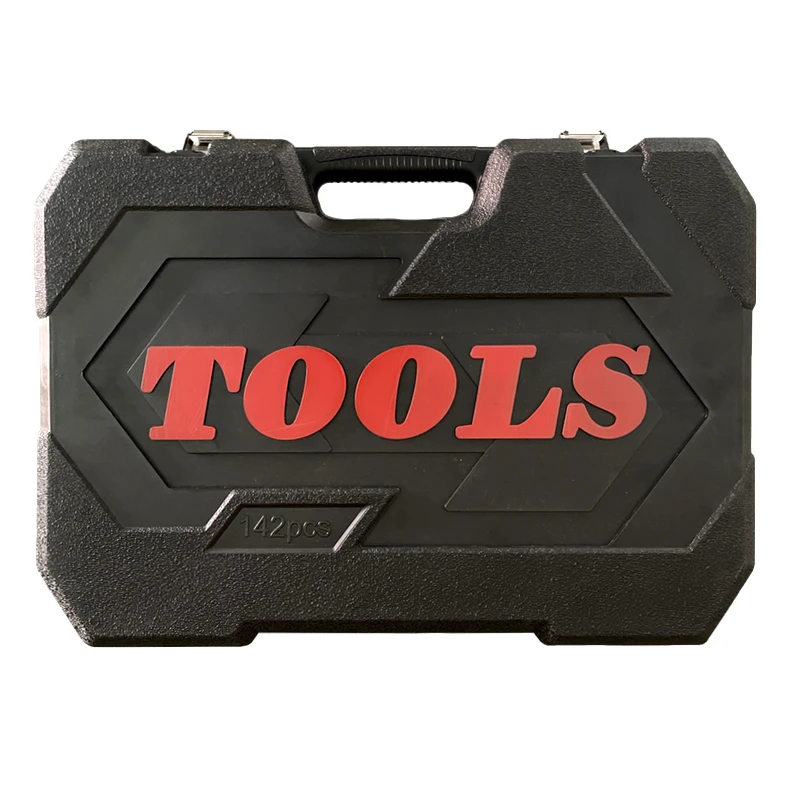 Auto Repair Toolbox Hand Tool Set, Ferramentas, Automotive, Soquete, Catraca, Chave, Chave de Fenda Bits, 142 pcs