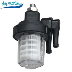 655-24560 Filter Assy for Yamaha 2T 5-90HP or 4T F9.9-F50 Boat Motor 655-24560-00 for Parsun Hidea Seapro Replaces Parts