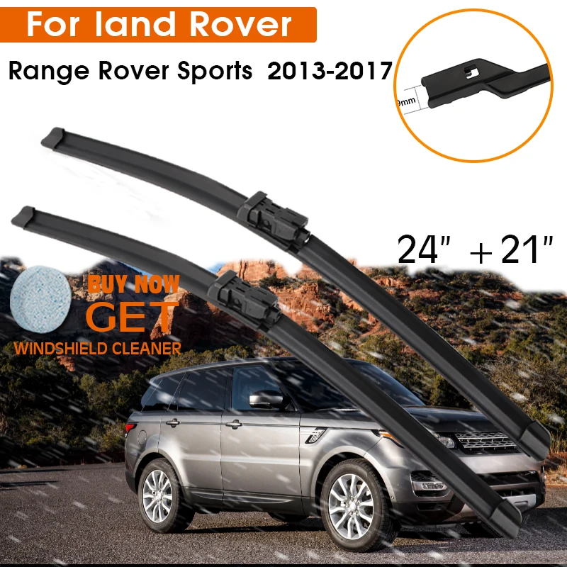 

Car For Land Rover Range Rover Sports 2013-2017 Windshield Rubber Silicon Refill Front Window Wiper 24"+21" LHD RHD Accessorie