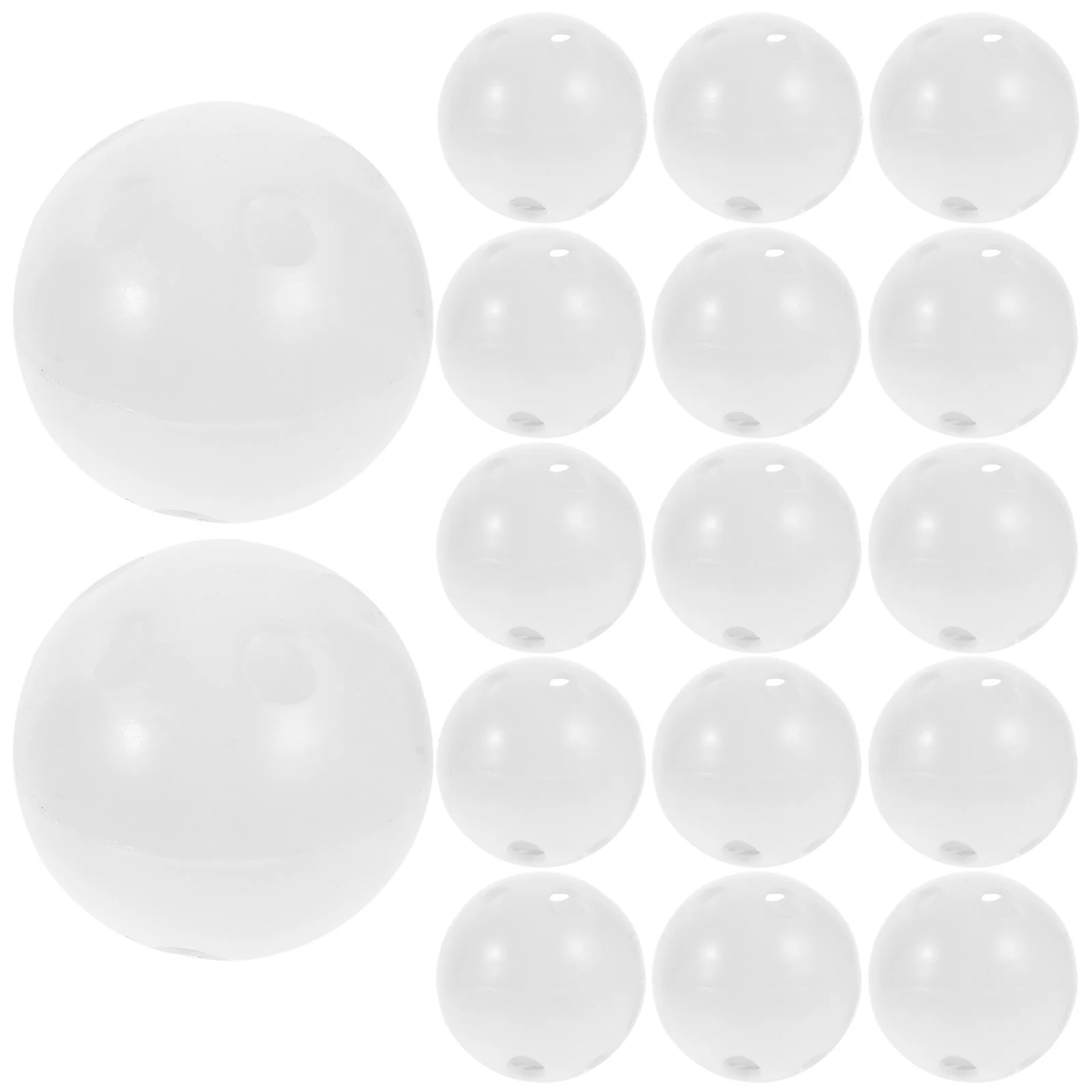 

50 PCS Accessories DIY Toys Supplies Insert Noise Maker Plastic Crochet Accessory Replacement White Squeakers Child