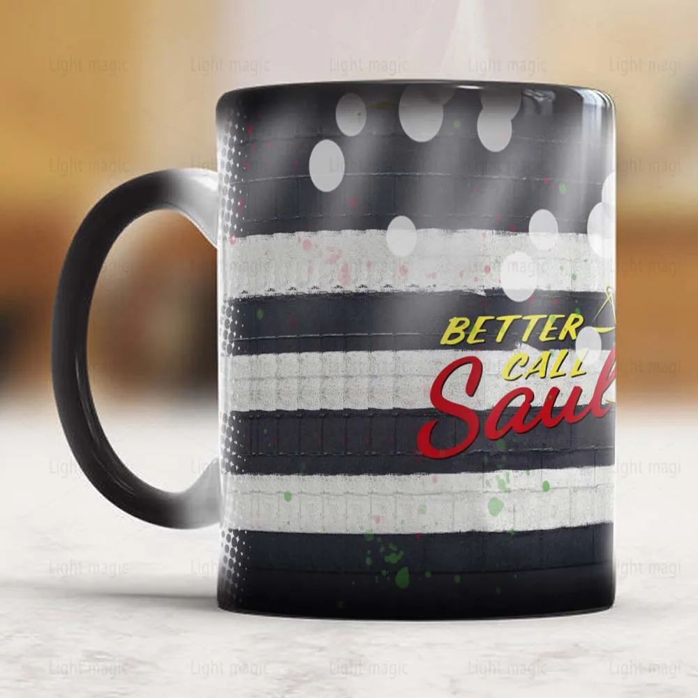 TV Show Better Call Saul Color Changing Mug Coffee Milk Cup 11oz Ceramic Tea Cup Friends Birthday Gift