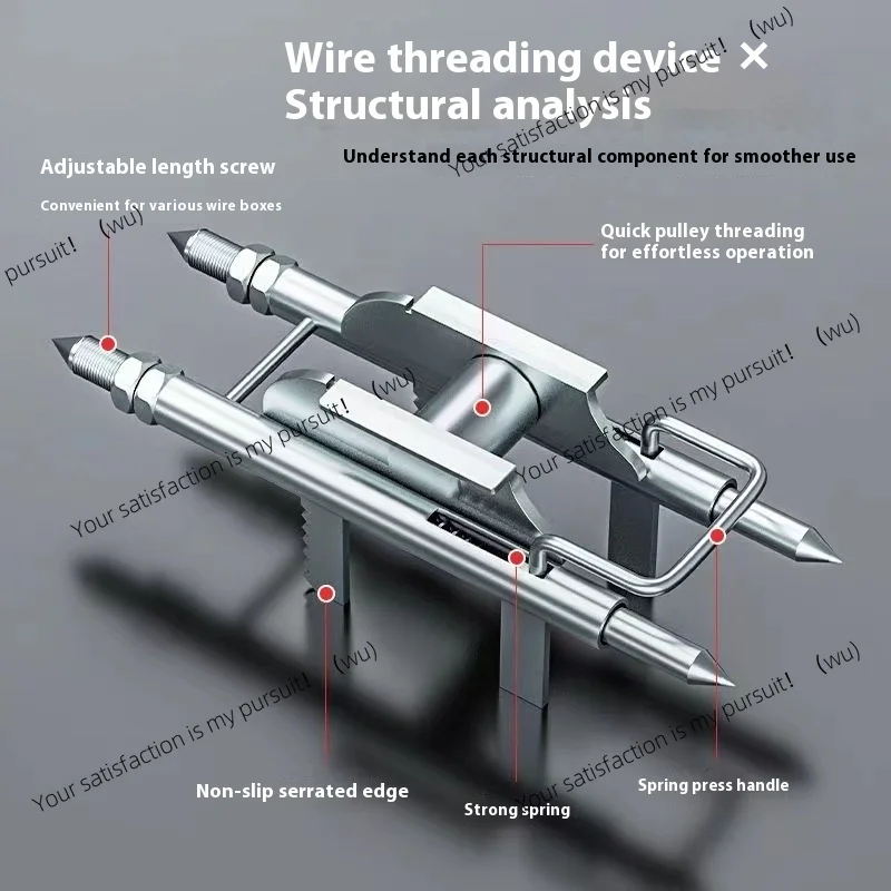 Professional Cable Pulling Aid Cable Puller Machine Wire Puller Pulling Auxiliary Device Electrician Wire Cable Threading Tools