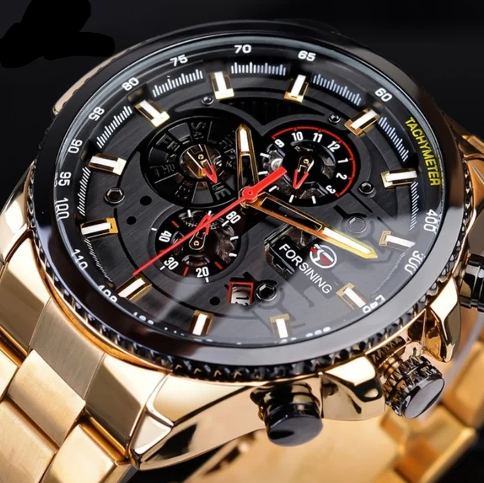 2024 New Waterproof Multi functional Mechanical Watch for Men's Fashion Fully Automatic Mechanical Watch