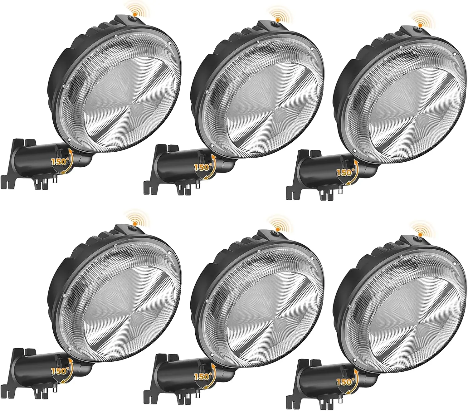 

200W LED Barn Light 30000LM Dusk to Dawn Outdoor Security Light with Photocell IP66 6500K 6 Pack
