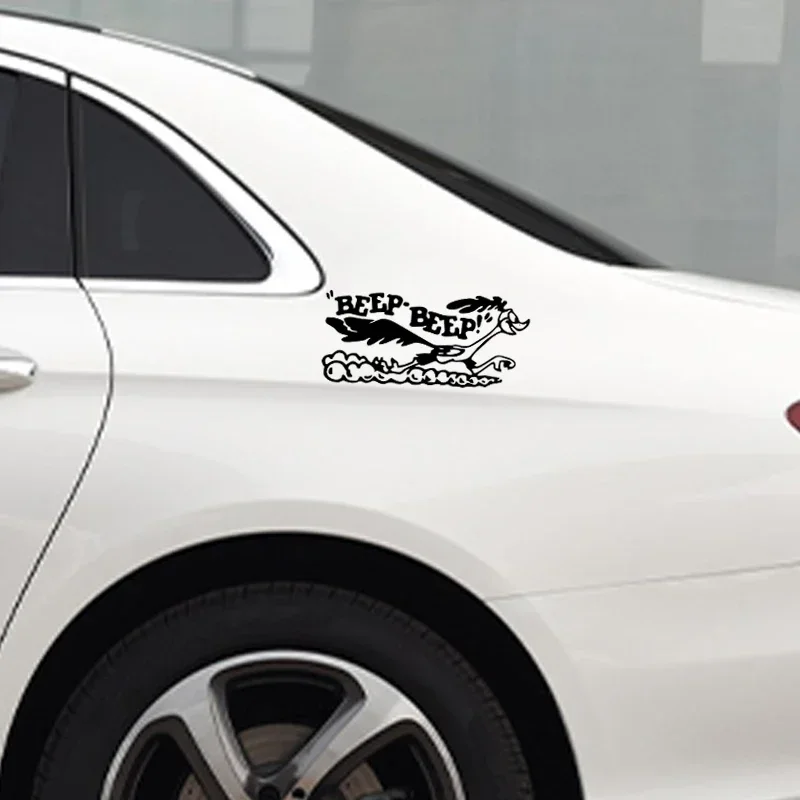 Road Runner Sticker Cartoon OldFast Car Truck Laptop Viny AccessoriesDecaCar Accessories17cm*7.7cm
