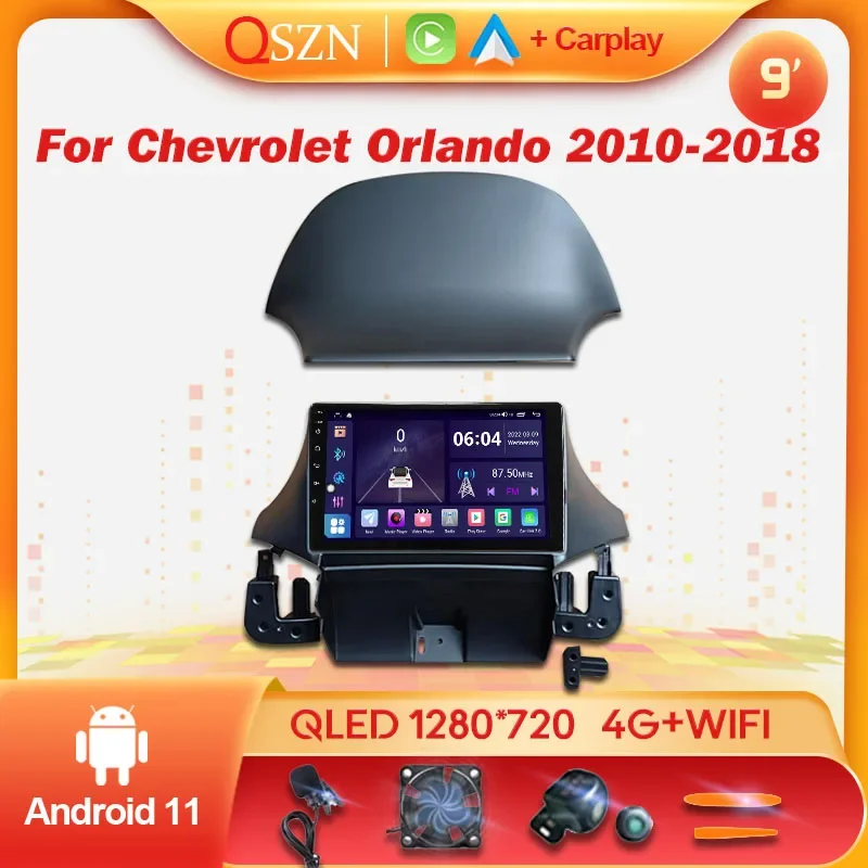 2Din Android 11 Car Radio For Chevrolet Orlando 2009 - 2018 Multimedia Video Player Navigation Stereo GPS 4G Carplay Autoradio