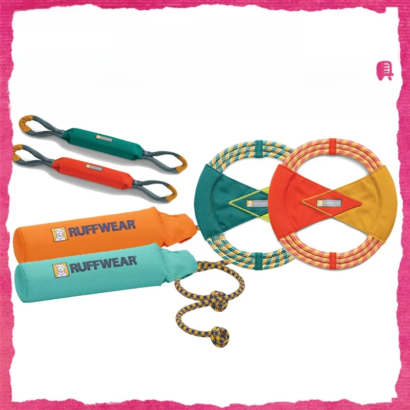 

Интерактивная игрушка-фрисби Ruffwear для собак: для тренировок на улице, для крупных и средних собак, плавающая на воде, с веревочным узлом, зоотовары