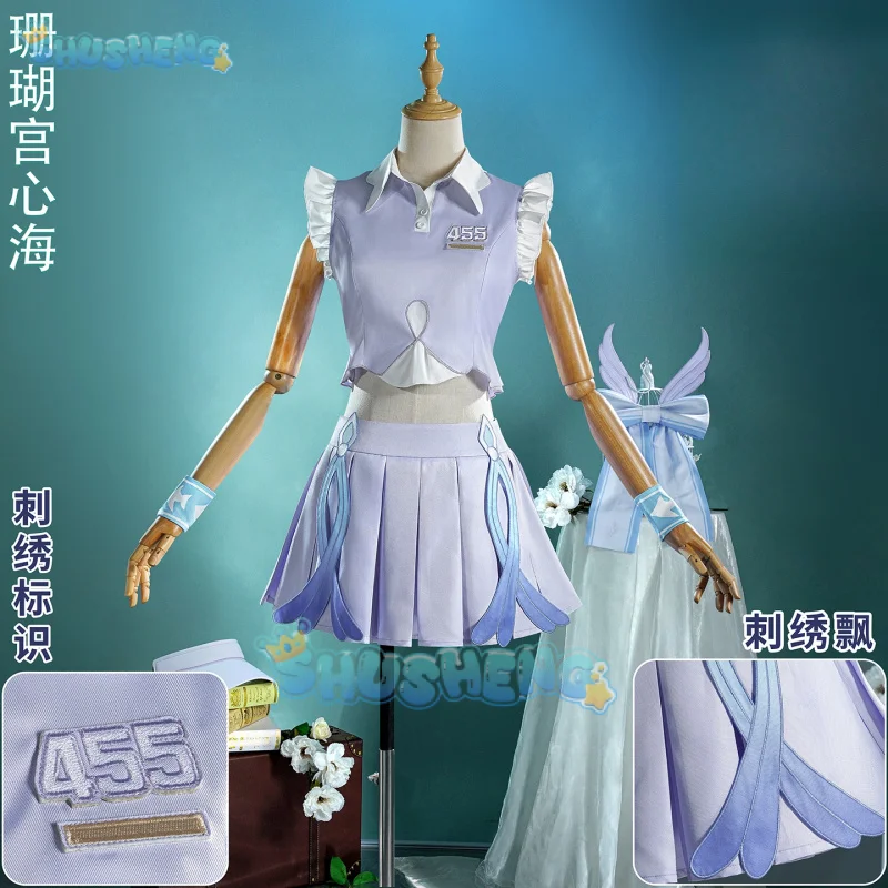 

Yae Miko Sangonomiya Kokomi Cosplay Costume Genshin Impact Uniform Halloween Carnival Party Christmas Play Role Clothes Clothing