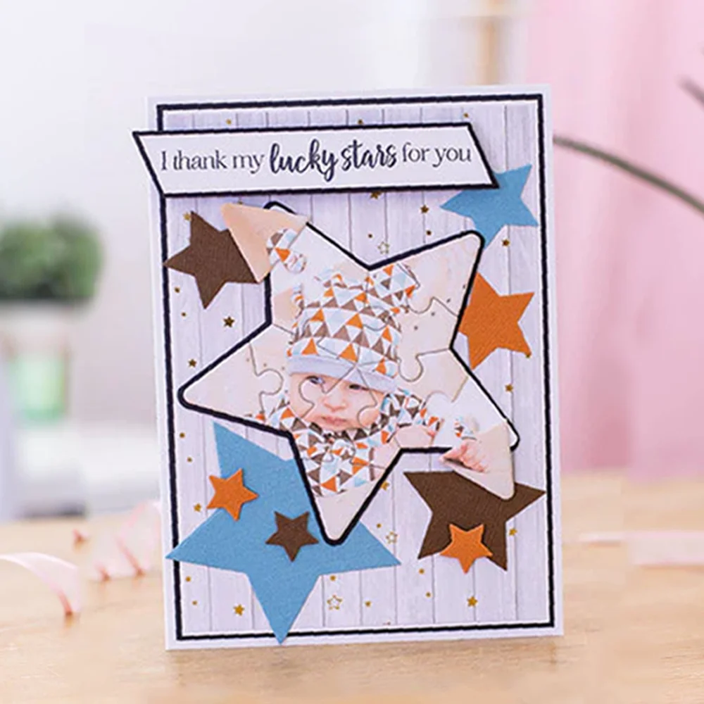 2024 AliliArts Metal Cutting Dies Puzzle Collection diy Scrapbooking Photo Album Decorative Embossing PaperCard Die image 6