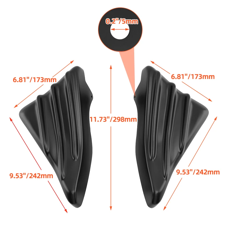 Motorcycle Side Trim Upper Frame Infill Panel Cover Plate Fairing Cowl Protection For Honda CMX1100 REBEL CMX 1100 2021-2024