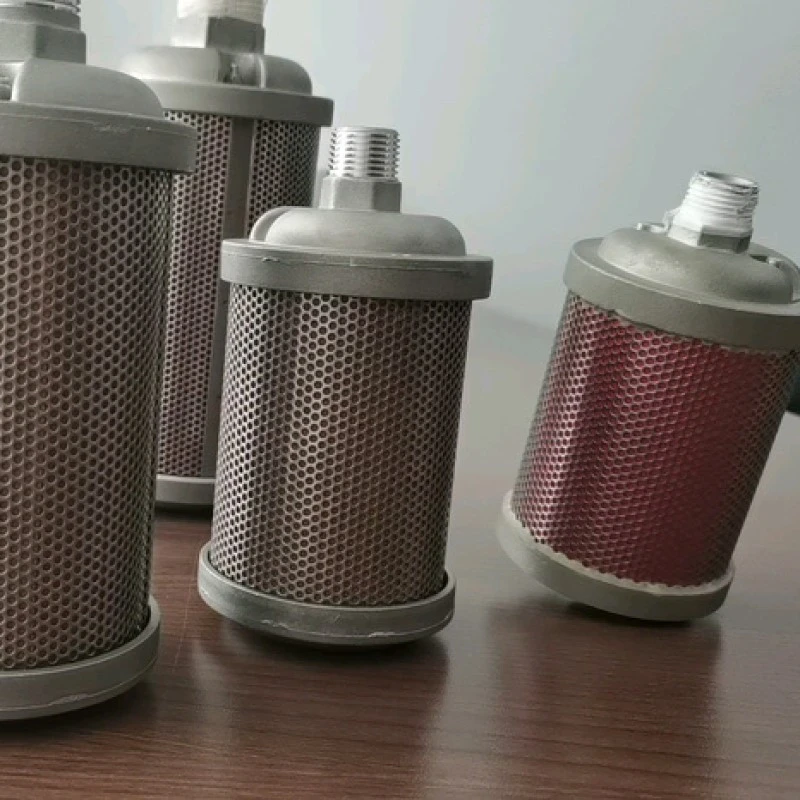 

High Quality DN15 20 25 32 40 Industrial Exhaust Filter Muffler For Air Compressor