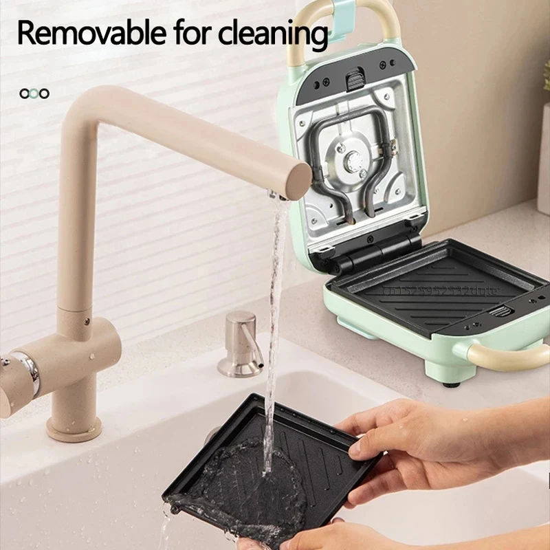 650w elétrica sanduíche máquina de waffle torradeira padeiro takoyaki panqueca donuts sandwichera máquina café da manhã 220v