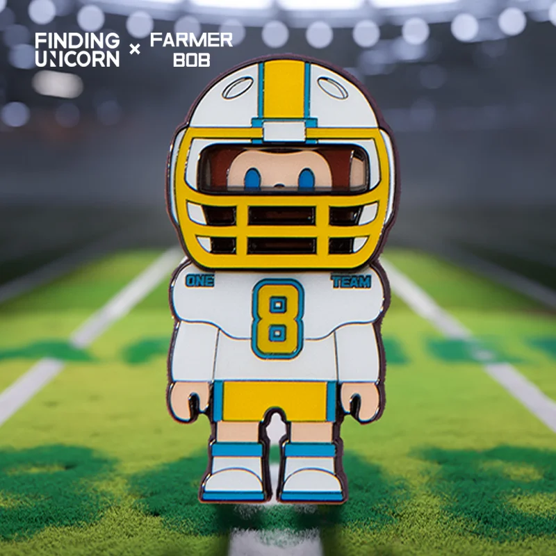 กล่องสุ่มตราโลหะคลาสสิก FARMER BOB ลายยูนิคอร์น ของสะสมป๊อปคัลเจอร์ แม่เหล็กติดตู้เย็น ของขวัญวันเกิด