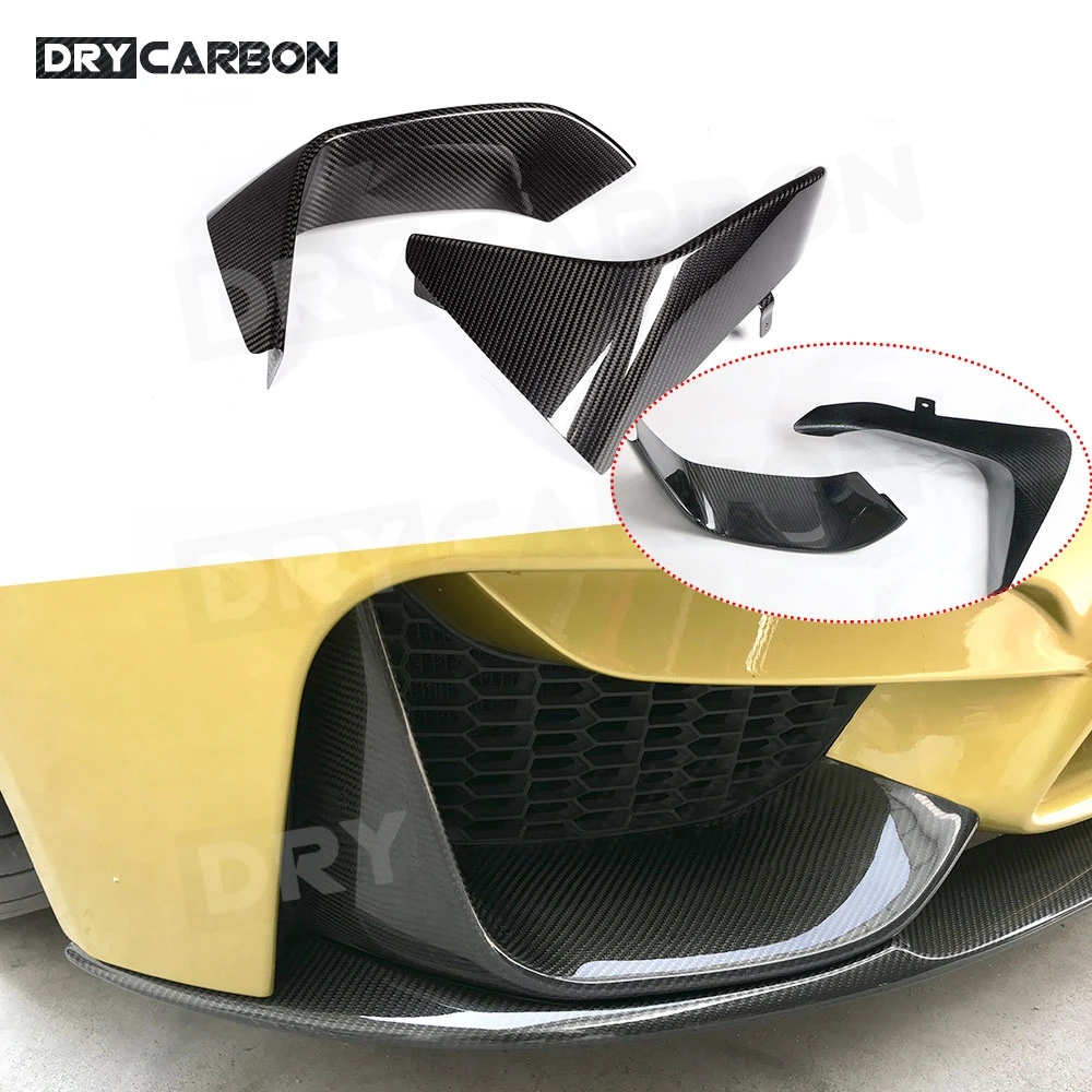 

Фартук DRY CARBON для BMW F80 M3 F82 F83 M4 2014-2017, передние сплиттеры, спойлер, комплекты кузова, аксессуары