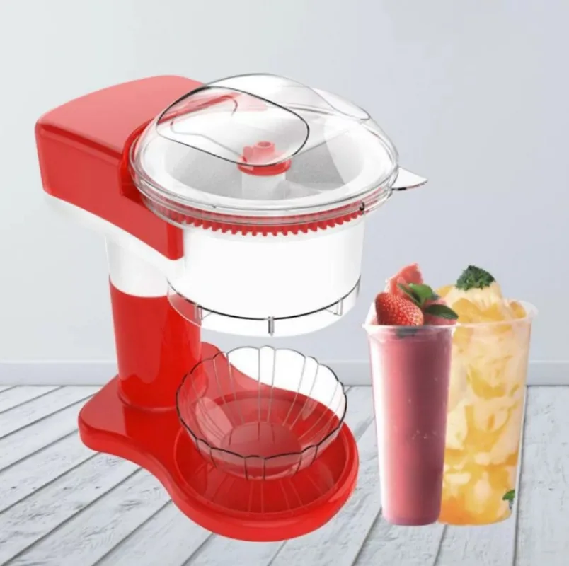 Small Shaved Ice Machine for Home Use Manual Dual-purpose Smoothie and Snowflake Ice Are Easy To Make