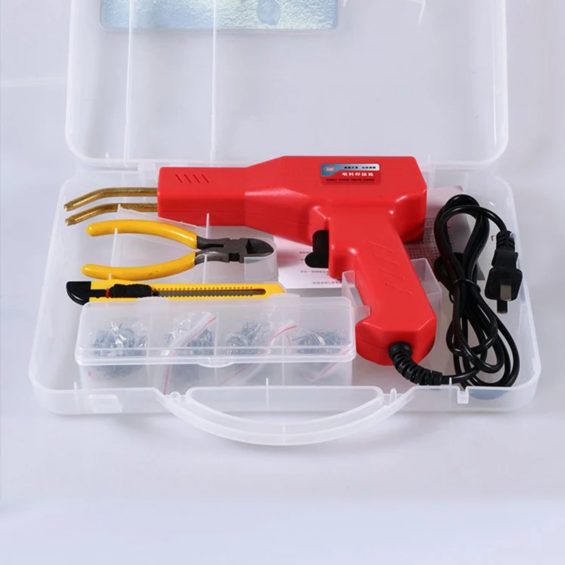 50W Car Bumper Repair Welding Gun Welder PVC Repairing  Hot Stapler Welding Machin Kit Welding Repairing Tool