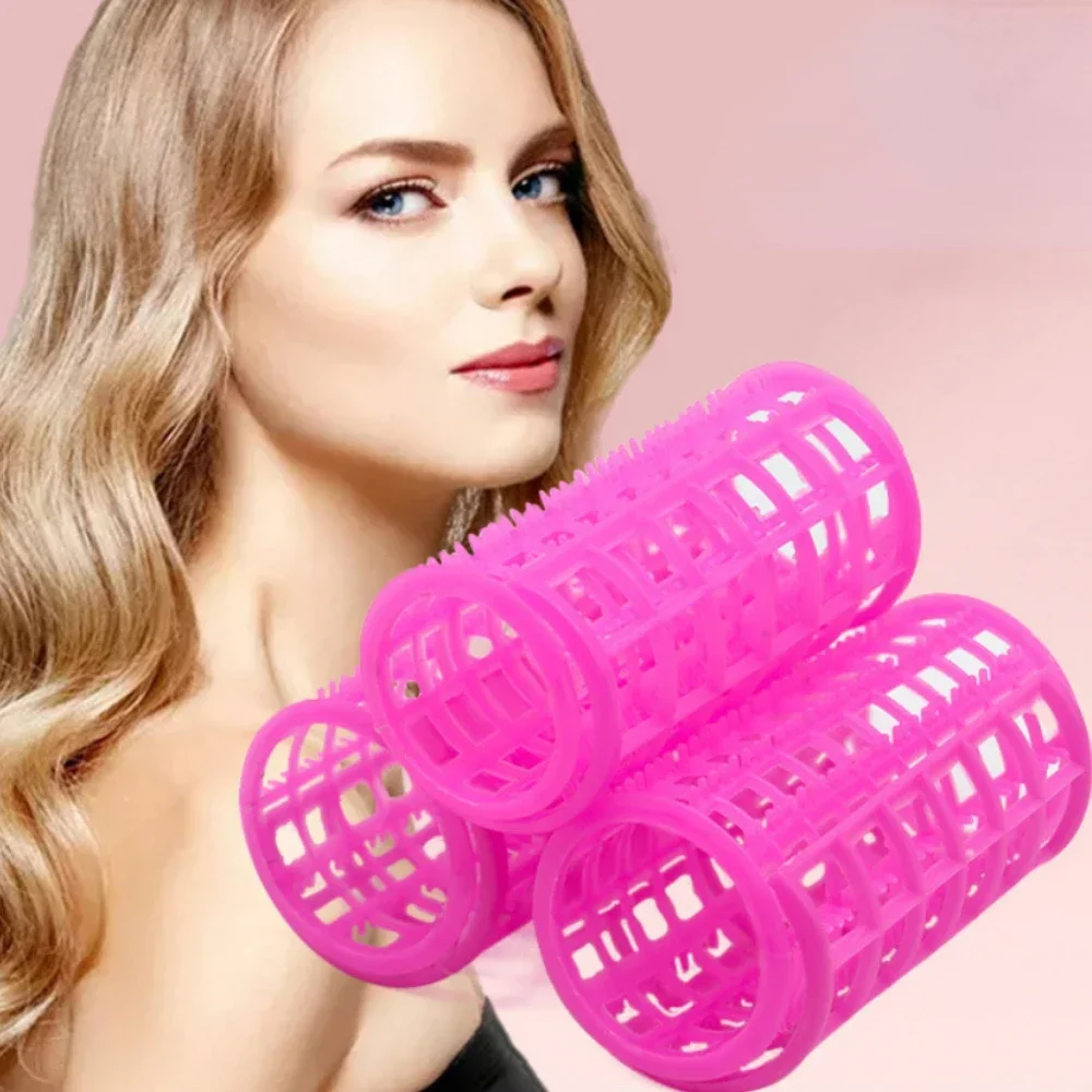 6-14pcs 5 Sizes Hairdressing Hair Curler Rollers Home Use DIY Magic Double Layer Styling Roller Roll Curler Hair Styling Tools view 2